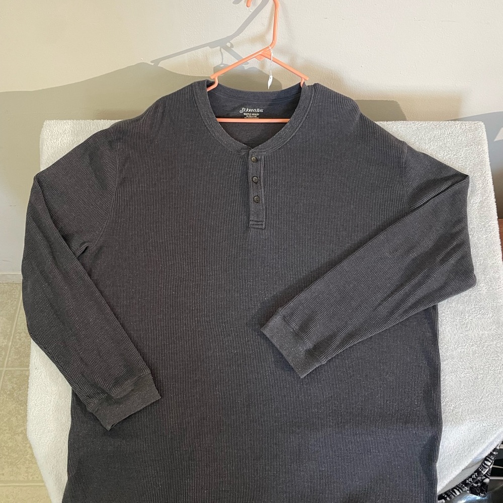 St. John's Bay Men's Dark Gray long Johns